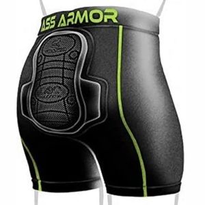 Protective Padded Compression Shorts - Padded Shorts for Snowboard, Skiing